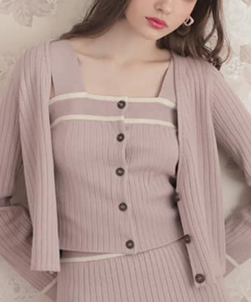 NICE CLAUP / OLIVE des OLIVE OUTLET(ナイスクラップ  / オリーブ デ オリーブ アウトレット) 【Seemi.】ニットアンサンブル/セットアップ対応
