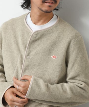 NOLLEY'S(ノーリーズ) 【DANTON/ダントン】FLEECE COLLARLESS JACKET（JD-8939）26AW
