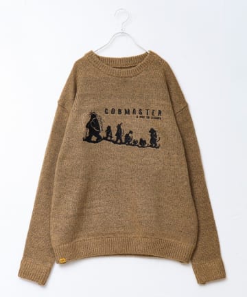 FREDY & GLOSTER(フレディ アンド グロスター) 【COBMASTER/コブマスター】COBファミリー刺繍ニット