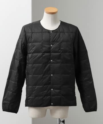 NOLLEY'S(ノーリーズ) 【TAION/タイオン】CREW NECK BUTTON DOWN JK クルーネックダウンジャケット 26AW