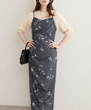 NICE CLAUP / OLIVE des OLIVE OUTLET(ナイスクラップ  / オリーブ デ オリーブ アウトレット) 【one after another】オリジナル花柄キャミワンピース