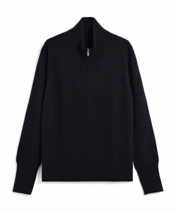 FREDY & GLOSTER(フレディ アンド グロスター) 【TAION】100% CASHMERE FULL-ZIP ハイネック セーター