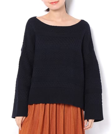 【DEMYLEE】柄編みニット