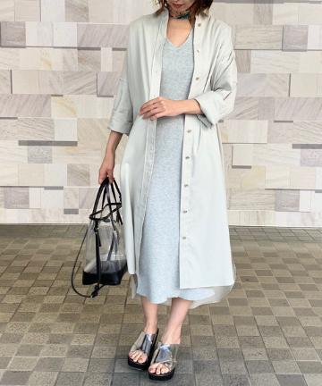ビッグシャツワンピース