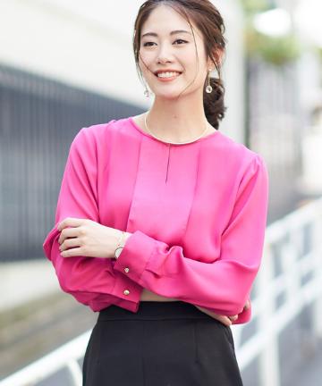 ジョーゼットスキッパーブラウス