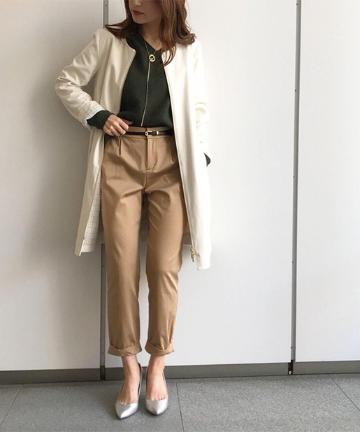 フェイクスエードコート