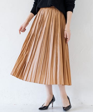 グロッシープリーツスカート