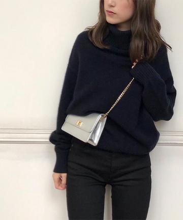 ヤク100タートルニット