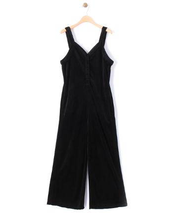 ベロアキャミサロペット