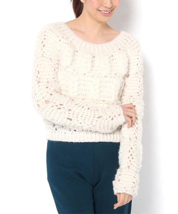 【STELLAPARDO】ポコポコニット