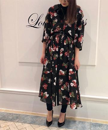 【Awfully】2WAY花柄ワンピース