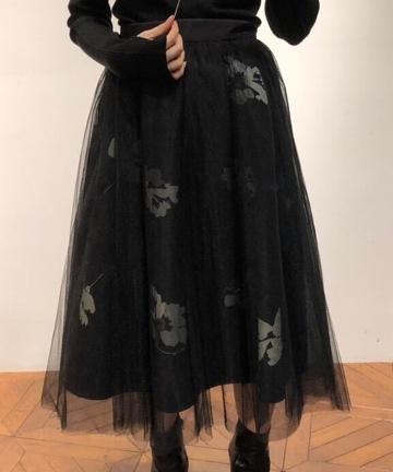 フラワーチュールスカート