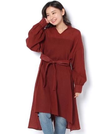 ウールガーゼロングシャツ