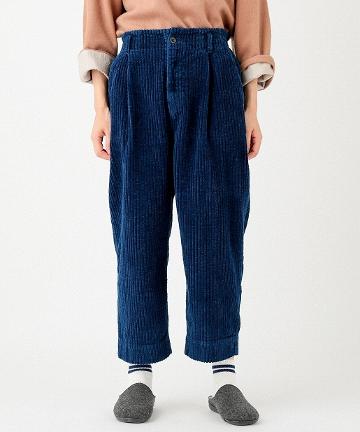 インディゴコーデュロイタックパンツ