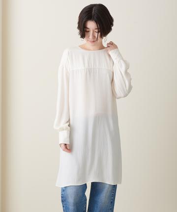 ロングチュニックブラウス