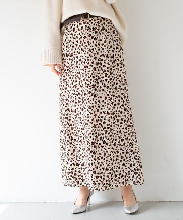レオパードマキシスカート