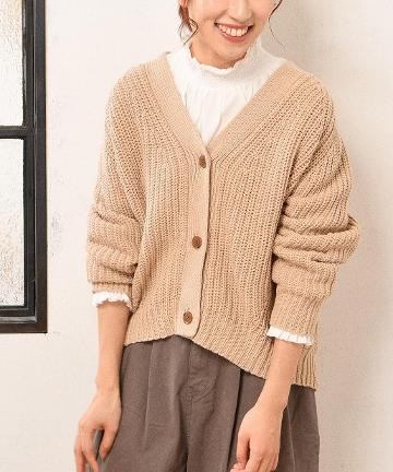 畦Ｖネックカーディガン
