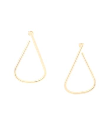 トライアングルラインピアス