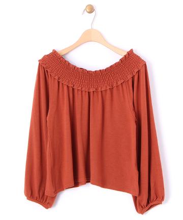 シャーリングオフショルP/O