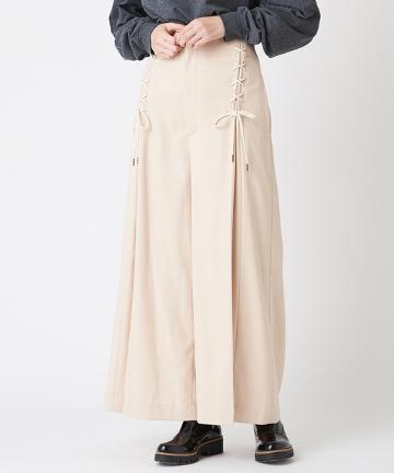 フロントレースアップパンツ