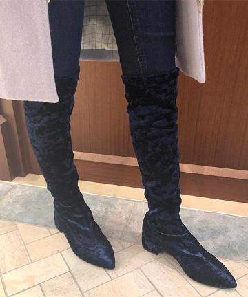 【FABIO RUSCONI】ストレッチニーハイブーツ