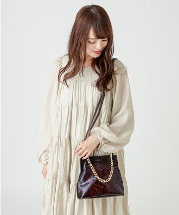 がま口ショルダーバッグ