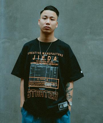 【JieDa×STARTER/ジエダ×スターター】納品書ロゴTEE