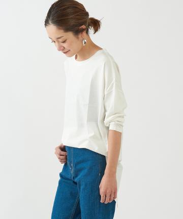 シルケットスリットカットソー