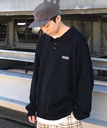 ビッグニットポロ