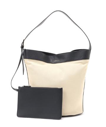 【FIORELLI】バイカラーキャンバスバッグ