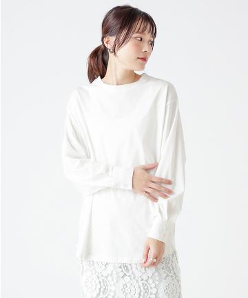 【Omekashi】シルケットロングロンT