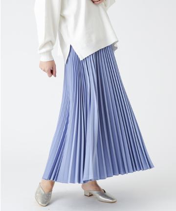 【Omekashi】プリーツミディスカート