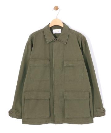 【Omekashi】ミリタリーシャツ