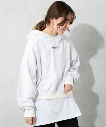 CRAFTWORK DRAW刺繍チビパーカー