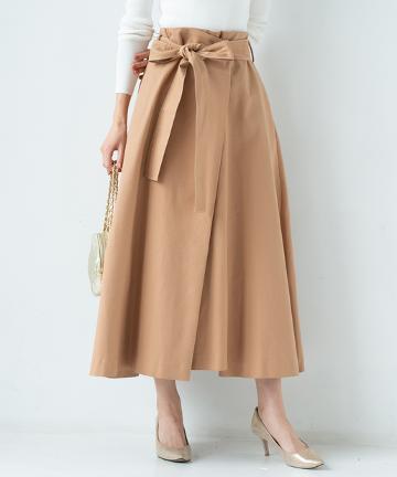 ラップフレアスカート