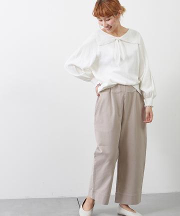 ニットチノワイドパンツ