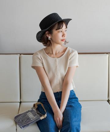 ワッフルボタンチビT