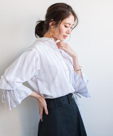 マルチストライプシャツ