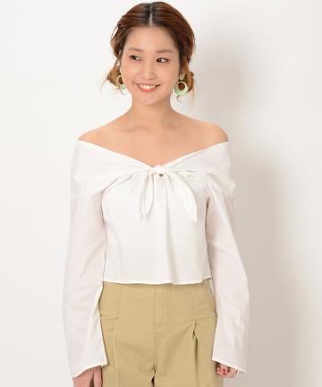 前結びブラウス