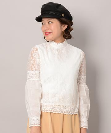 【Omekashi】レースブラウス