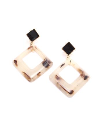 スクエアリングイヤリング