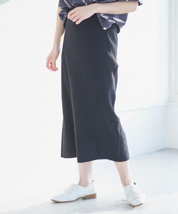針抜きニットスカート