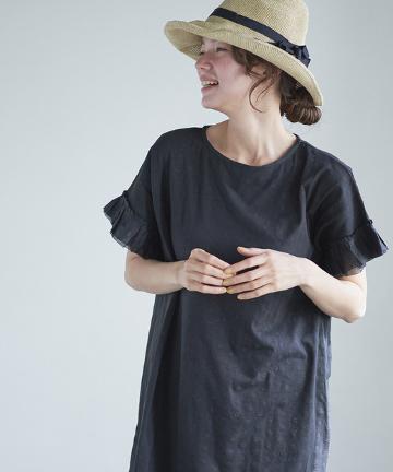 小花刺繍チュニック