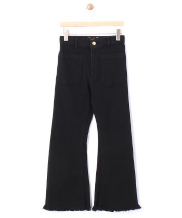 【Omekashi】フリンジフレアパンツ