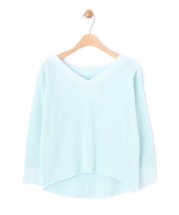 VショートワッフルP/O