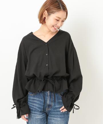 リヨセル前あきブラウス