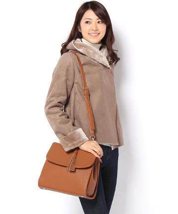 フラップ2WAYBAG