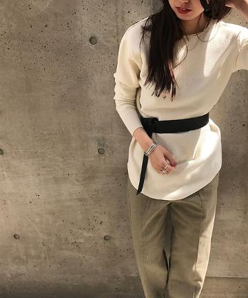 鹿の子編みV開きPO