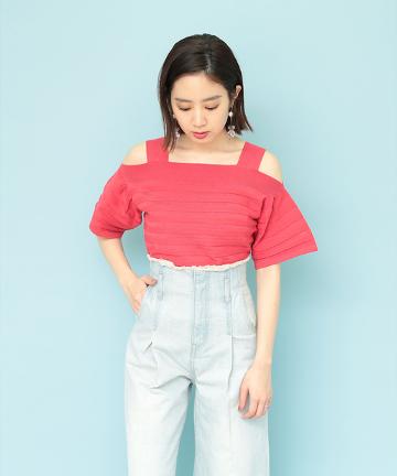 フレアスリーブ横RIBプルオーバー