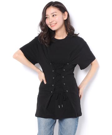 レースアップTee